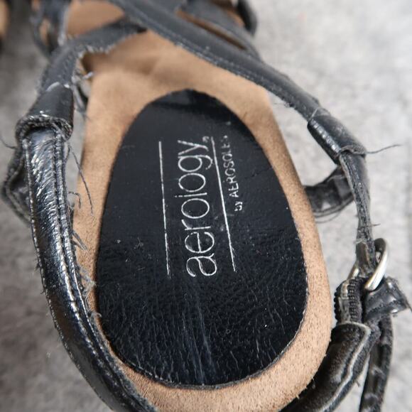 Aerology by Aerosoles Shoes Womens 6 Sandals Slingback Wedge Open Toe Comfort - Picture 11 of 11